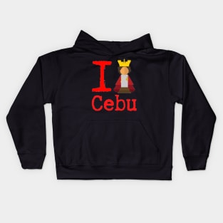 Sinulog 2019 Pit Senior | I Love Cebu Kids Hoodie
